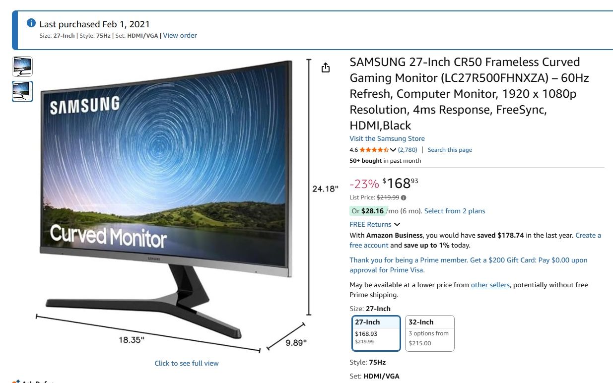 Samsung 27β + 24β Monitors & Dual Monitor Mount β Great Condition β Firm Price