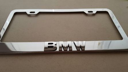 Bme 3d chrome steel license frame plate