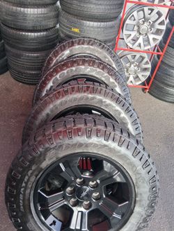 Rines y llantas sixe 18x8 para chevy