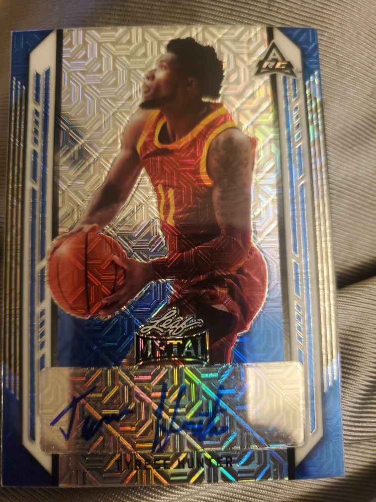 2021-22 LEAF METAL AUTO BLUE MOJO #1/20