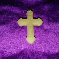 Glass Cross Pendant