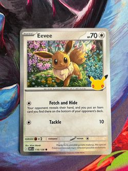 Eevee #116 Pokemon TCG 30th Celebration Anniversary