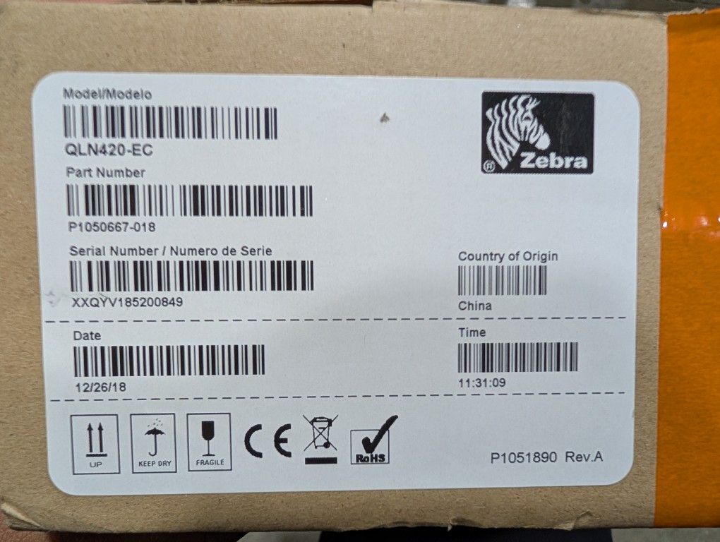 Zebra Technology QLN420-EC