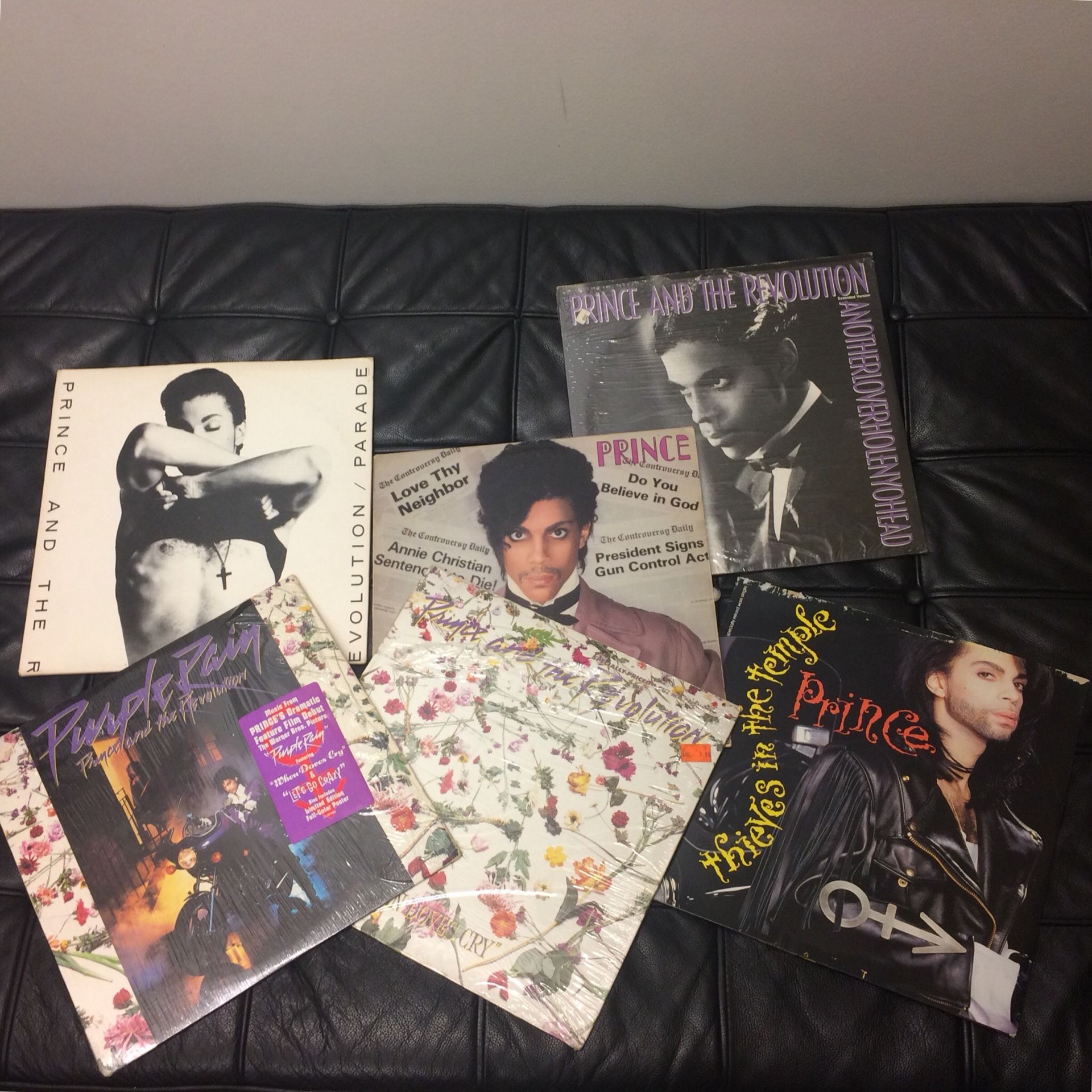 Prince Vinyl Record Lot of 8