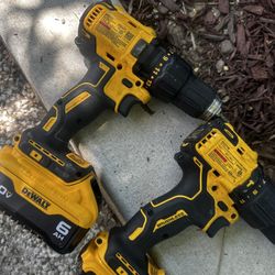 Dewalt Cordless Drills With Batteries/ Charger 