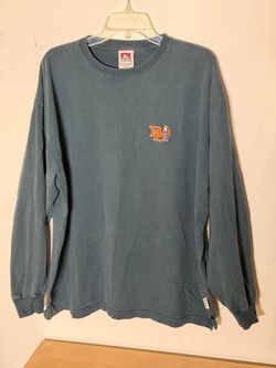Ben Davis Oversized Long Sleeve T-Shirt L Dark Green Embroidered Gorilla
