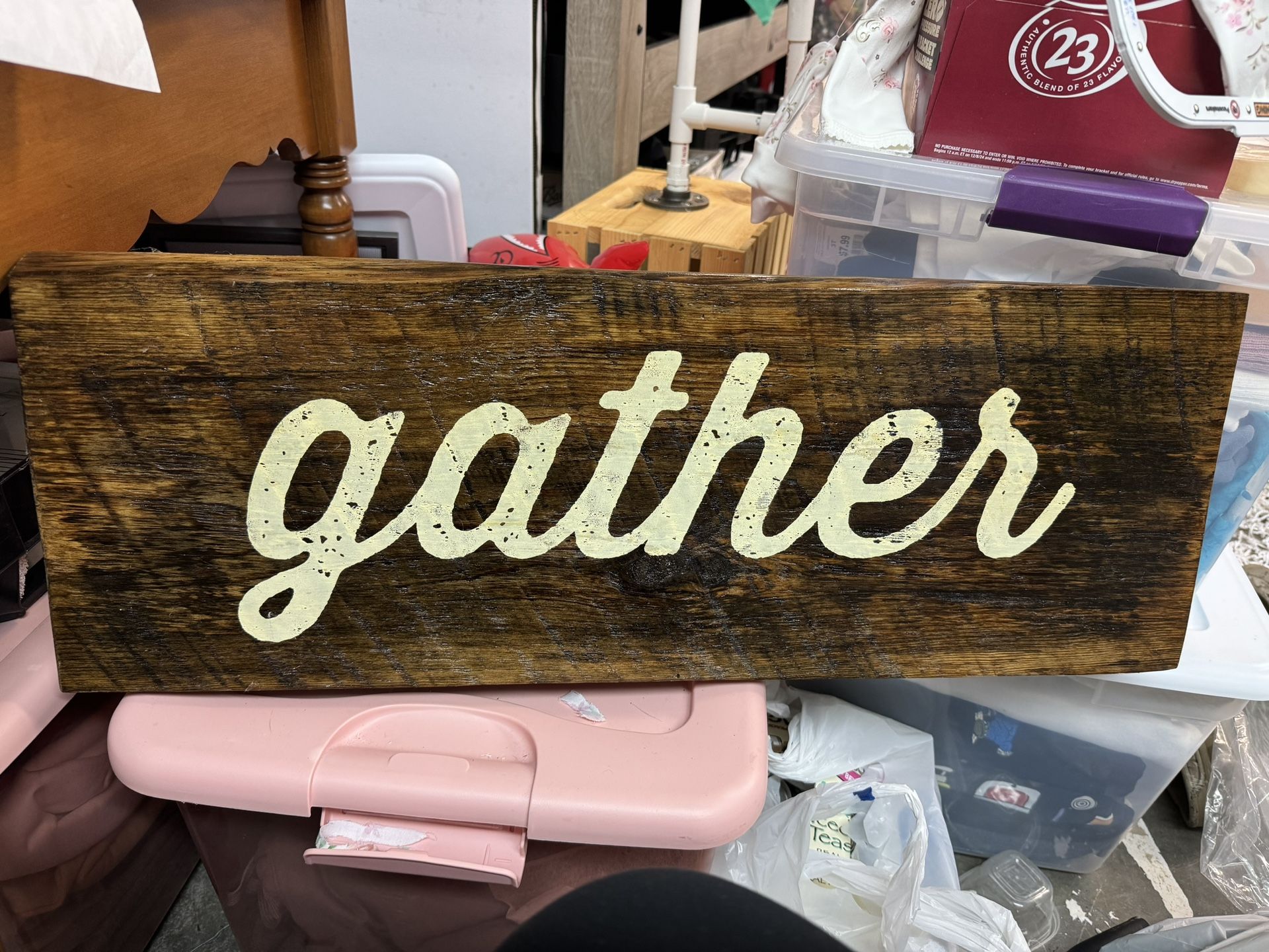 Wooden Sign
