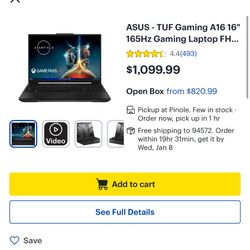 ASUS TUF Gaming Laptop