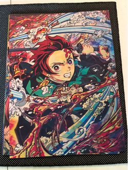 Demon slayer 3d poster 16x12
