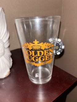 Golden nugget casino glass cup