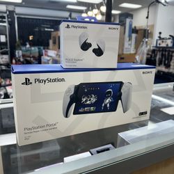 Ps5 Portal And Ps5 Wireless Buds New