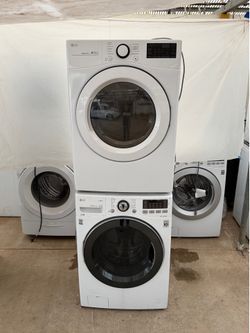 LG washer and gas dryer