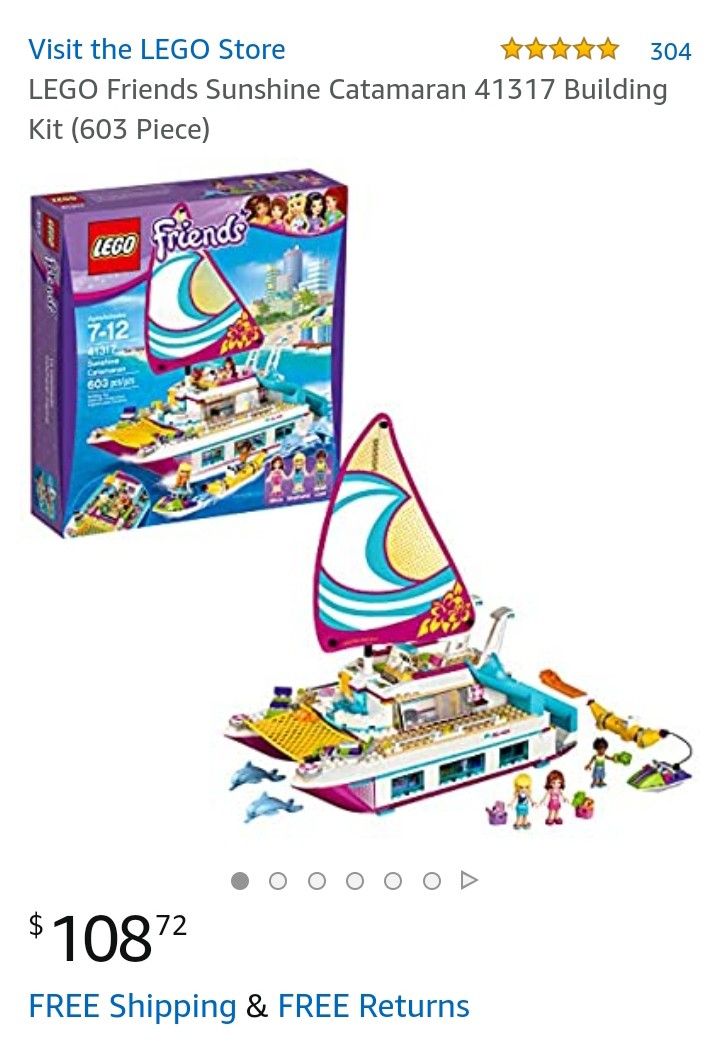 LEGO Friends Sailboat with book