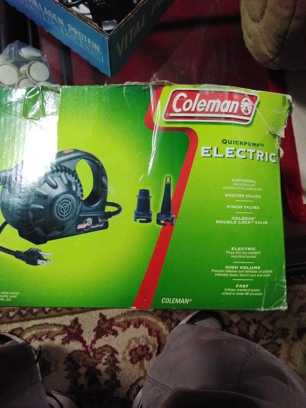 Coleman Quick Pump,  Electric 
