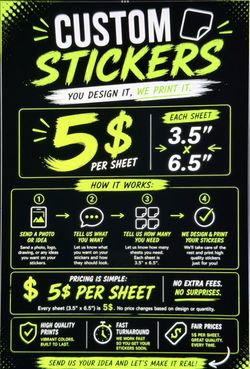 CUSTOM STICKERS