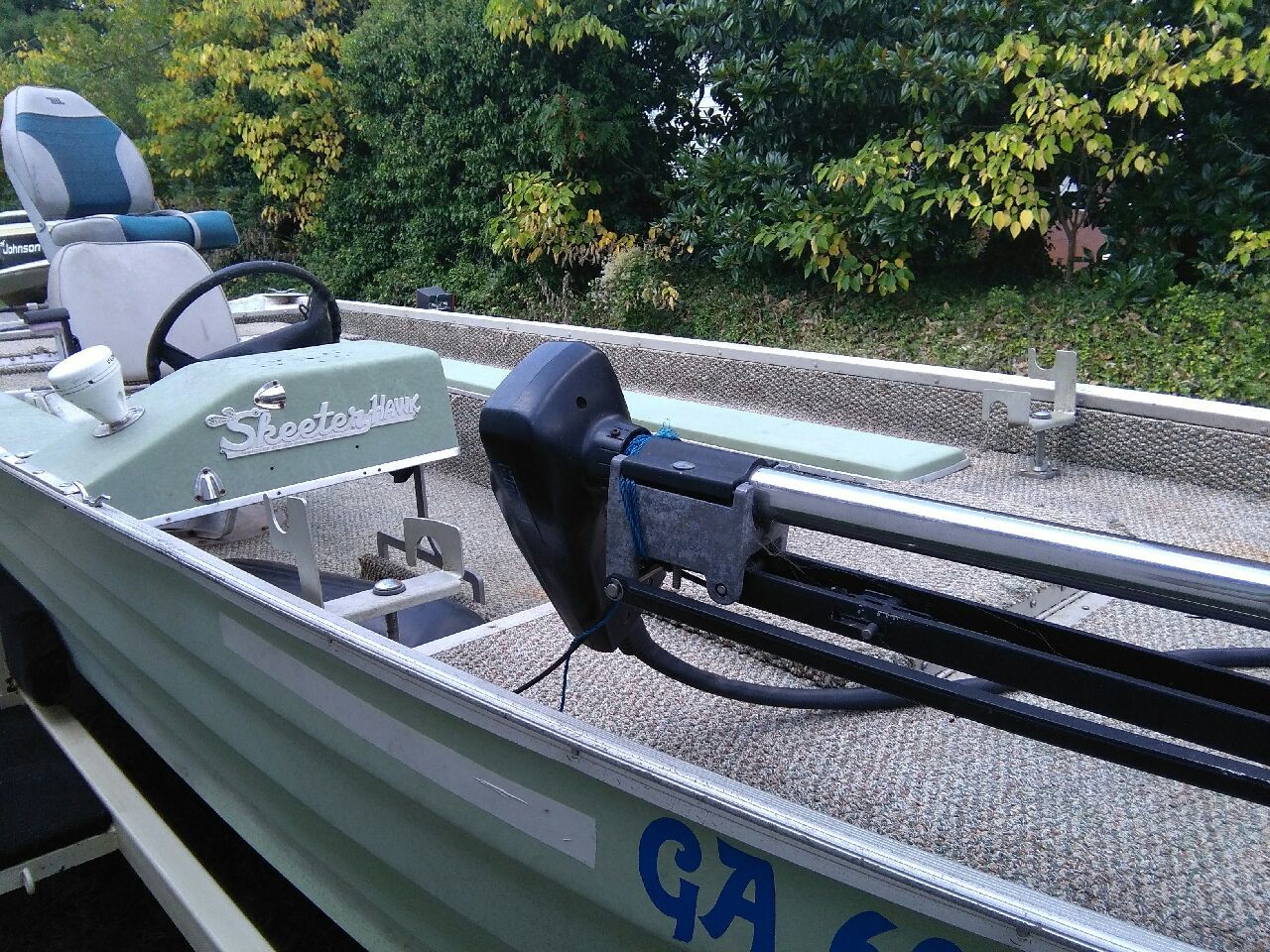 1976 Skeeter Hawk 16ft Fishing Boat