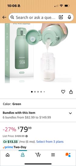 Portable Milk Warmer 