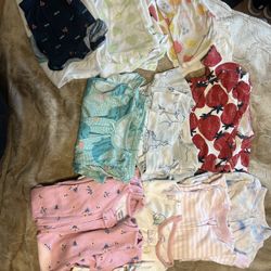 3T Toddler Girl Pajamas Lot