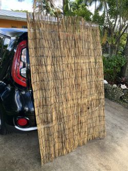 Bamboo Reed Fencing: 4’W  x 6’H