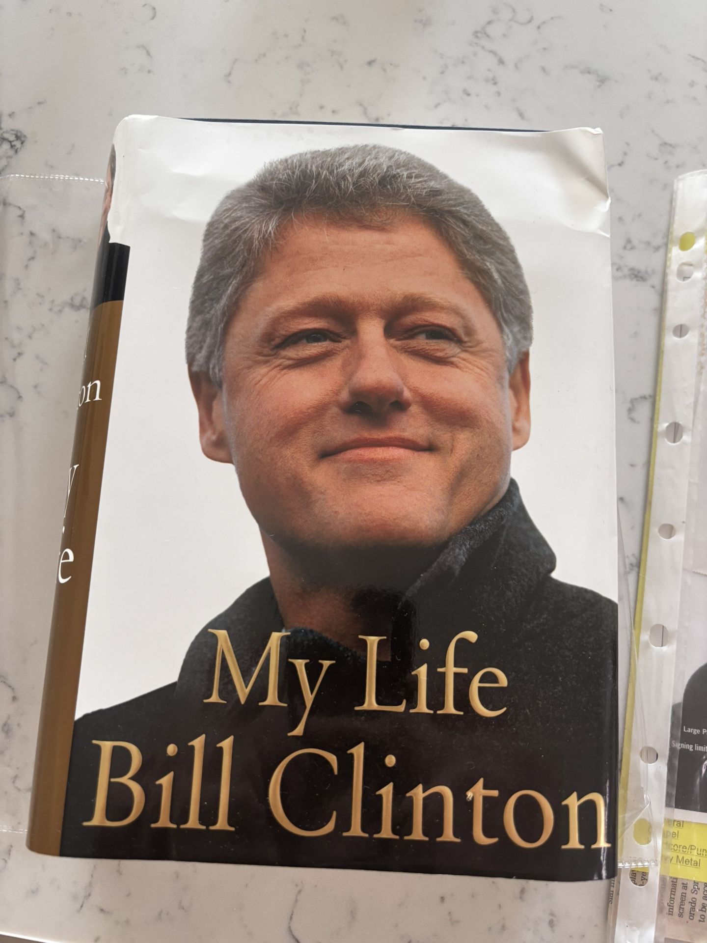 my life bill Clinton signed