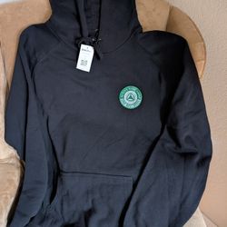 Hoodie Black Active Ride Shop New Large