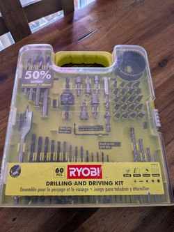 Ryobi Drilling and driving kit.