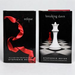 Twilight Saga Hardcover Book Lot Bundle Eclipse & Breaking Dawn Stephenie Meyer