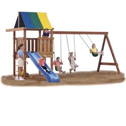 Wrangle Deluxe Swing Set Hardware Kitwitch Slide (wood Not Included)