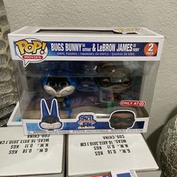 BUGS BUNNY AND LEBRON JAMES 2 SPACE JAM FUNKO POP