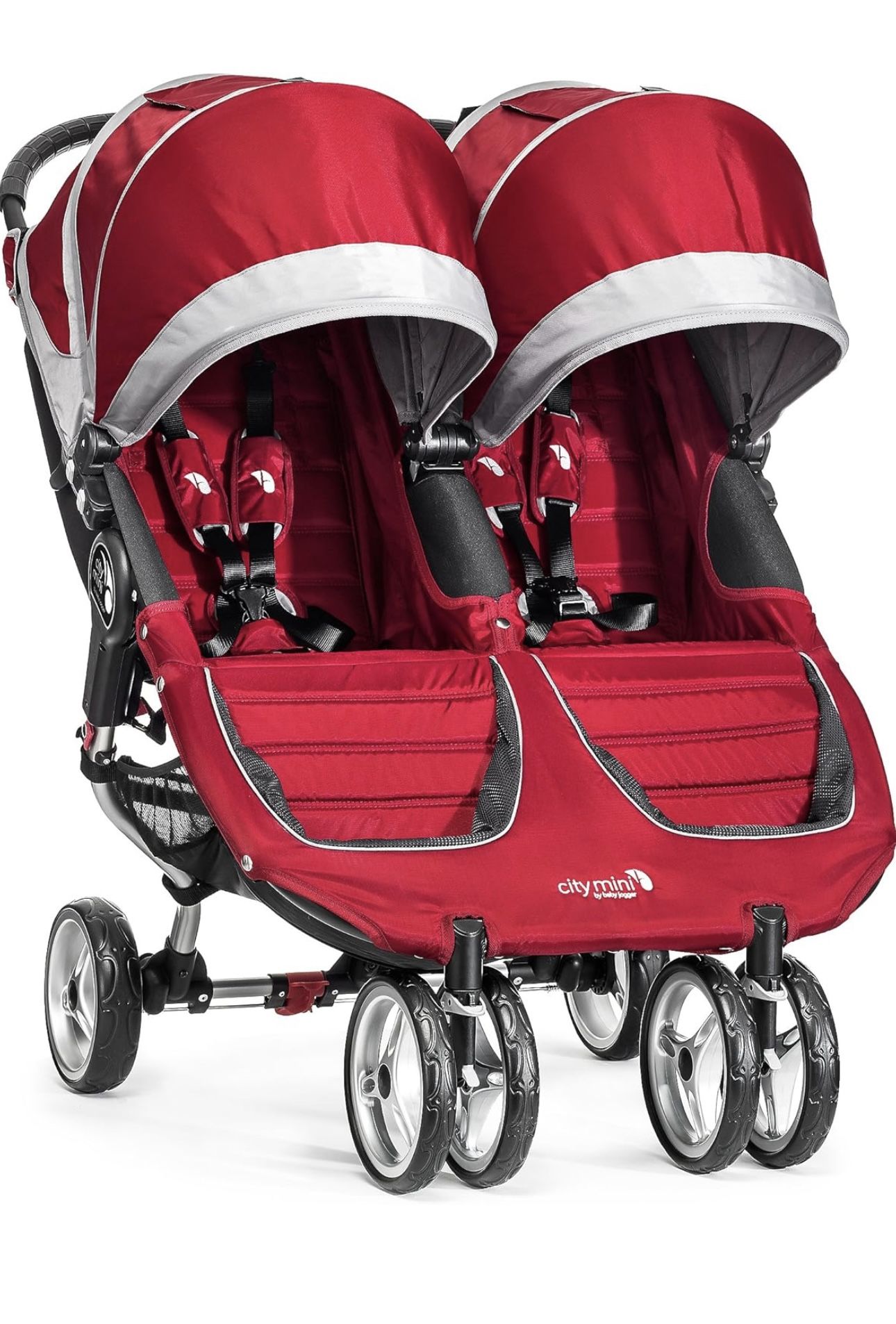 Red Citi Mini GT Double Stroller in good condition. Great for