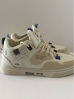 New Men's High-Top Fashion Sneakers - Size US 11 (EU 44)