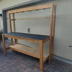 Wooden Work Bench