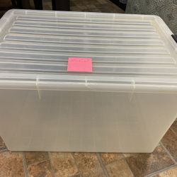 Large Plastic Container With Locking Lid