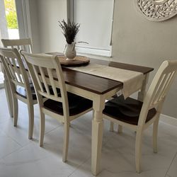 Dinning Set With Matching Console