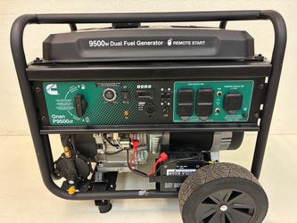 New, Never Started Whole House Cummings 7500/9500 Watt Duel Fuel Generator