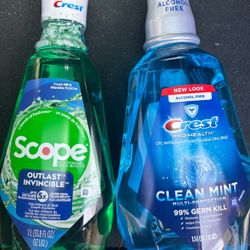Crest Mouthwash $4 Each Cash Only Pickup Only