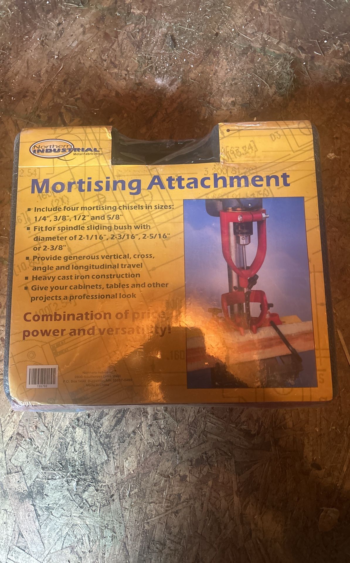 New In Box Mortise Attachment For Drill Press
