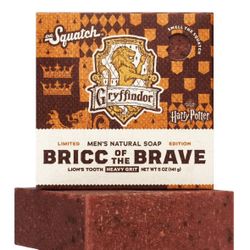 DR.SQUATCH HARRY POTTER BRICC OF THE BRAVE GRIFFINDOR LIMITED EDITION BAR SOAP