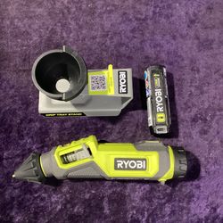 🧰🛠RYOBI USB Lithium Glue Pen Kit w/2.0Ah USB Battery(NO Charging Cable)-LIKE NEW!-$35!🧰🛠
