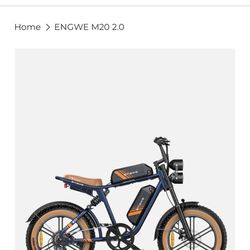 ENGWE 20  2.0 EBIKE  Loaded Accessories