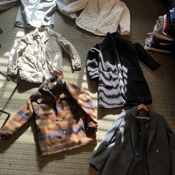 Jackets urbanoutfitters, zara, HM womens size Small $20 each or 2 for 30 great condition! Some Brand new!