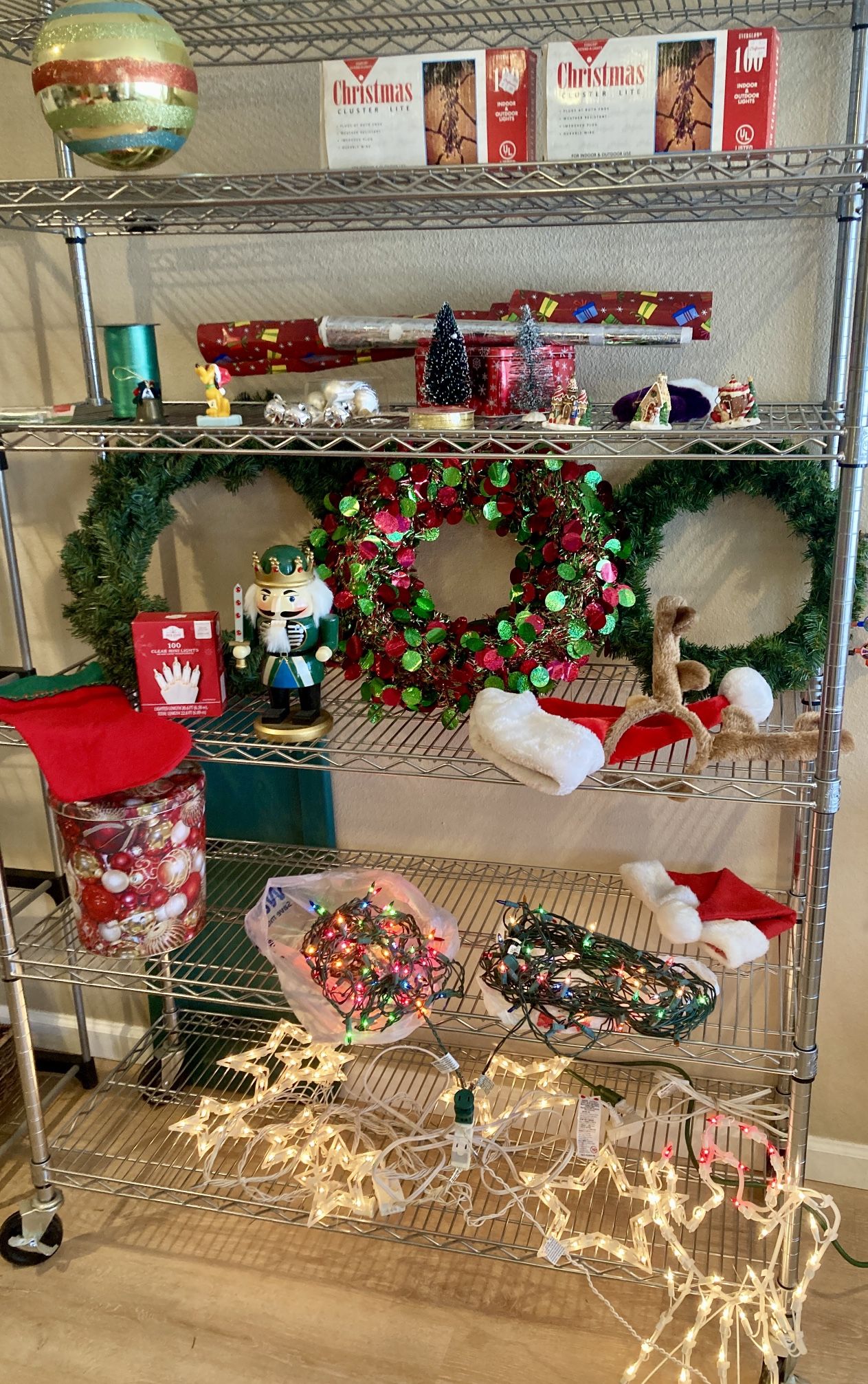 $15 For ALL Christmas Lights Nutcracker Wreaths Ornaments