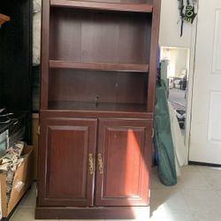 Book Case With Bottom Door 