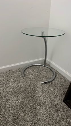 Chrome End Table