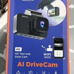 Vivitar 4K HD Two-Way Dash Cam with AI $90 OBO