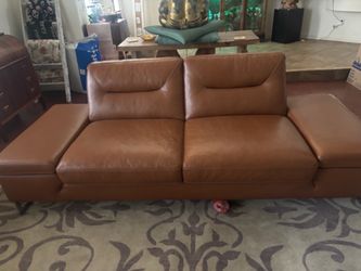 W Schillig leather couch and chair