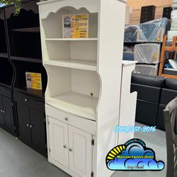 White Dresser Shelves Microwave Stand Blanco 