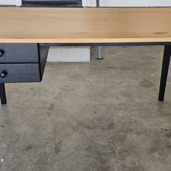 BLACK WOODEN DESK