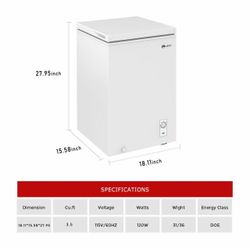Brand new 3. 5 cuft chest freezer
