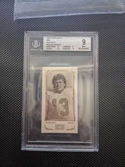 2009 Topps Mayo Mini Red Back Dan Marino football card (#59),